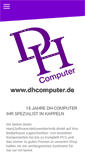 Mobile Screenshot of dhcomputer.de